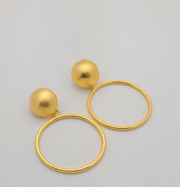Liz Hoop Earrings (Gold)
