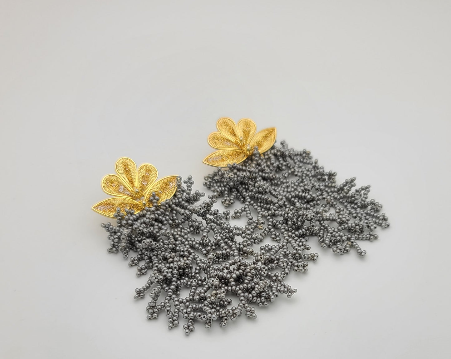 Athena Filigree Earrings (silver)