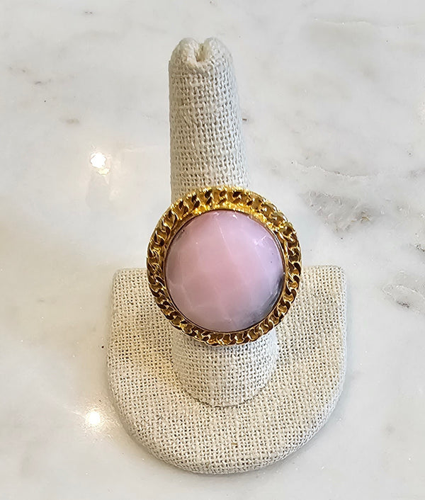 Tina Pink Opal Ring