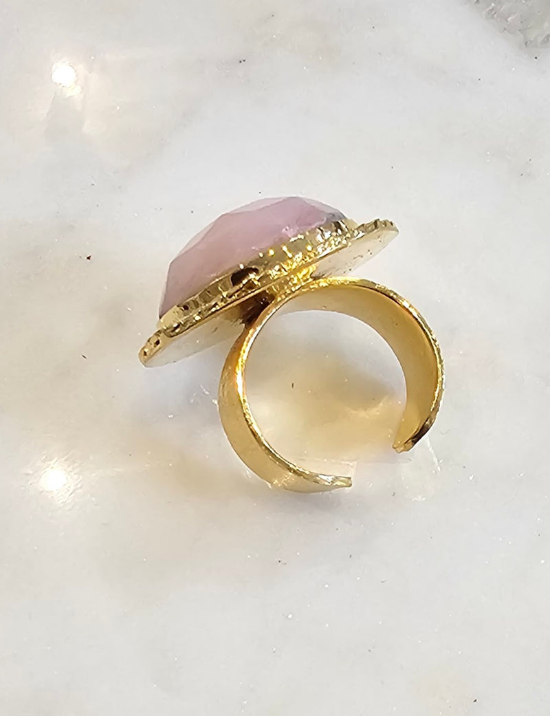 Tina Pink Opal Ring