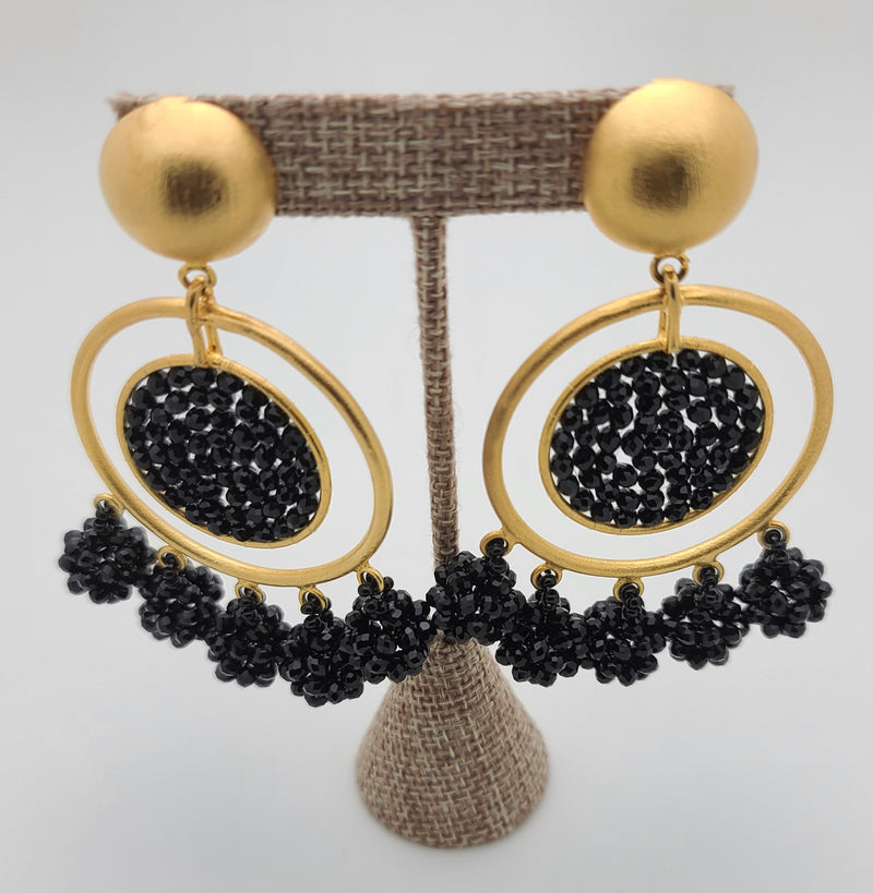 Cubana Earrings (black)