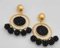 Cubana Earrings (black)