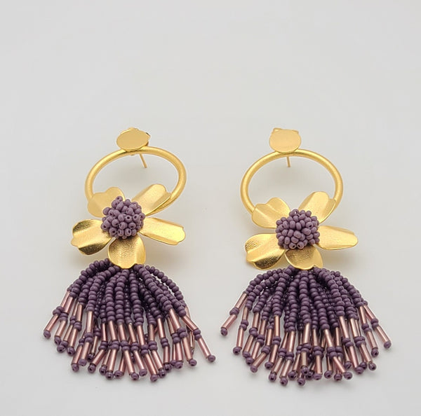 Chloe Earrings (purple)