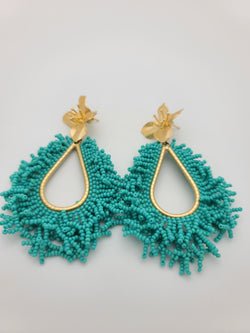 Amanda Drop Earrings (Turquoise)