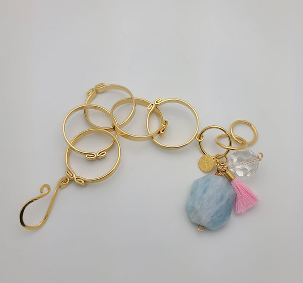 Bow Circle Link Bracelet