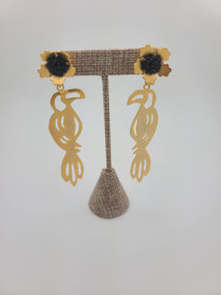 Peruvian Toucan Earrings (Black)