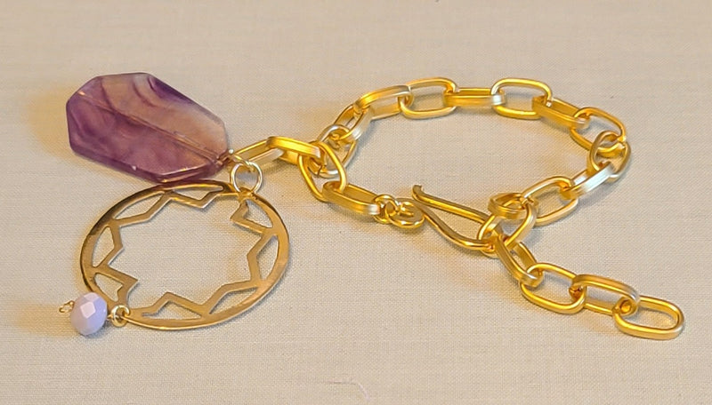 Trizia's gemstones chain bracelets (003) SOLD OUT