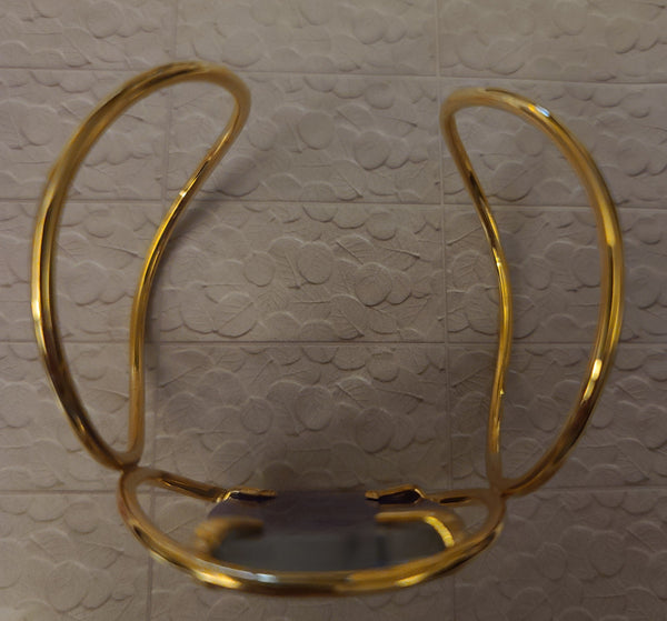 Athena Purple Agate Cuff